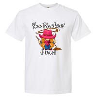 Funny Yee Haw Yee Freakin Haw Cowgirl Gnome Novelty Garment-Dyed Heavyweight T-Shirt