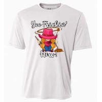 Funny Yee Haw Yee Freakin Haw Cowgirl Gnome Novelty Cooling Performance Crew T-Shirt