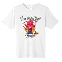 Funny Yee Haw Yee Freakin Haw Cowgirl Gnome Novelty Tall Fusion ChromaSoft Performance T-Shirt