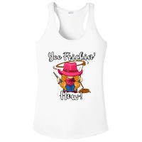 Funny Yee Haw Yee Freakin Haw Cowgirl Gnome Novelty Ladies PosiCharge Competitor Racerback Tank