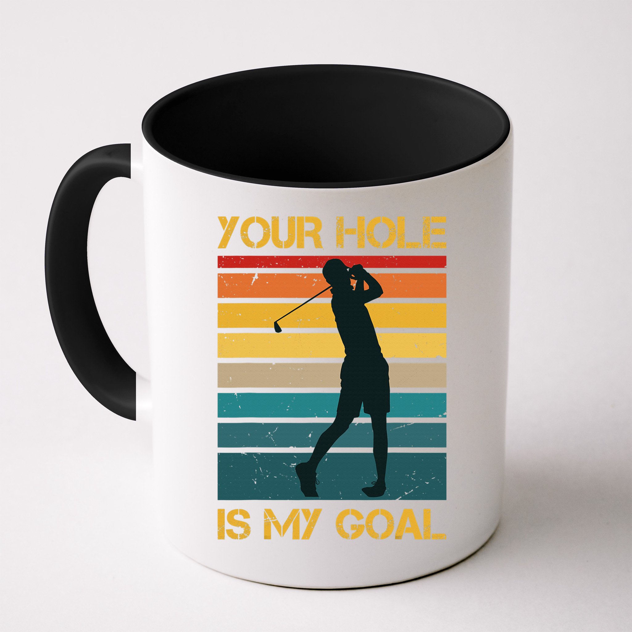 Funny Your Hole Is My Goal Golf Lovers Novelty Mug