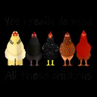 Funny Yes I Really Do Need All These Chickens, Gift Farmer Sustainable Bucket Hat