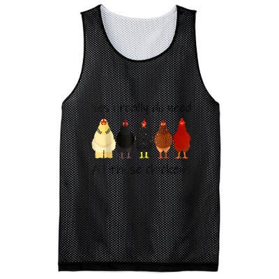 Funny Yes I Really Do Need All These Chickens, Gift Farmer Mesh Reversible Basketball Jersey Tank