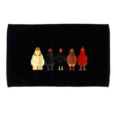 Funny Yes I Really Do Need All These Chickens, Gift Farmer Microfiber Hand Towel