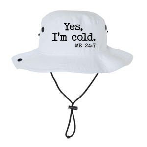 Funny Yes I'm Cold Me 24:7 Legacy Cool Fit Booney Bucket Hat