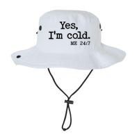 Funny Yes I'm Cold Me 24:7 Legacy Cool Fit Booney Bucket Hat