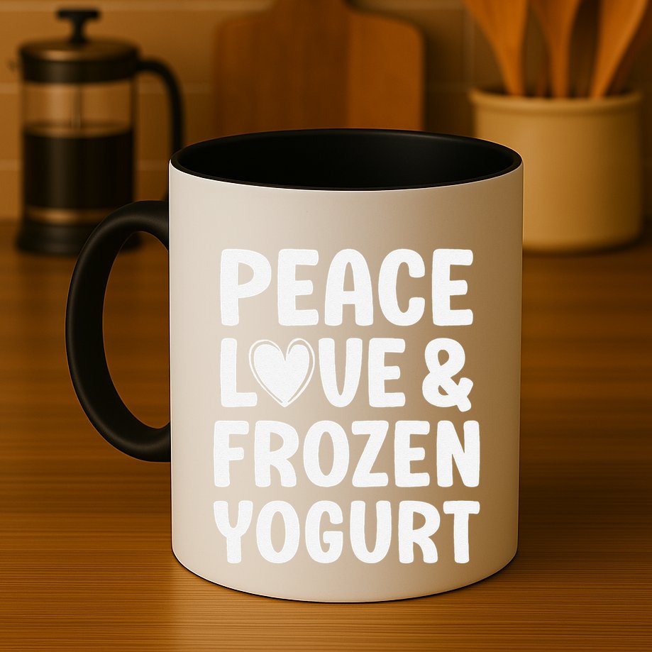 Frozen Yogurt I Love Frozen Yogurt Funny Food Mug