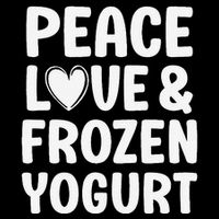 Frozen Yogurt I Love Frozen Yogurt Funny Food Bag