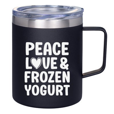 Frozen Yogurt I Love Frozen Yogurt Funny Food 12oz Stainless Steel Coffee Mug