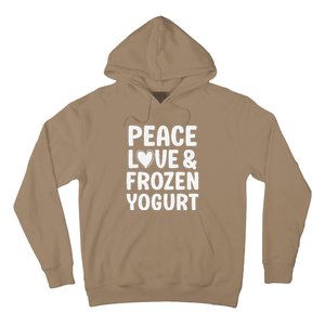 Frozen Yogurt I Love Frozen Yogurt Funny Food Hoodie