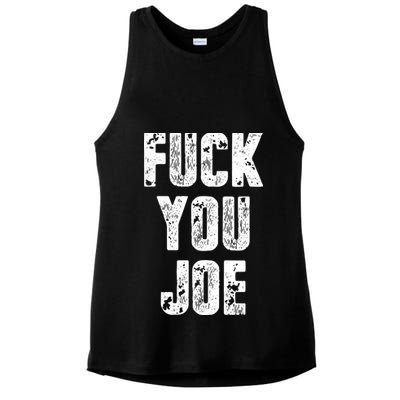 F*ck You Joe Ladies PosiCharge Tri-Blend Wicking Tank