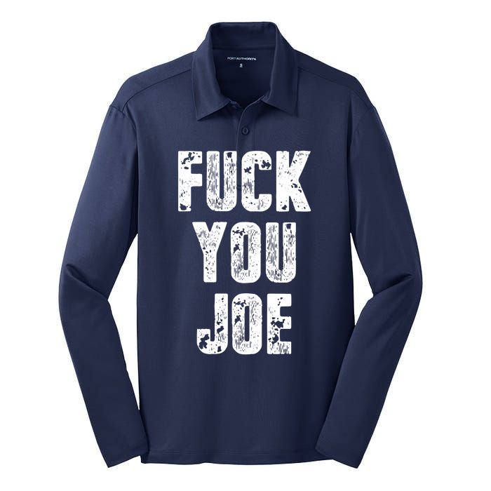 F*ck You Joe Silk Touch Performance Long Sleeve Polo