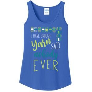 Funny Yarn Knitting Design Fun Crocheting Gift Ladies Essential Tank