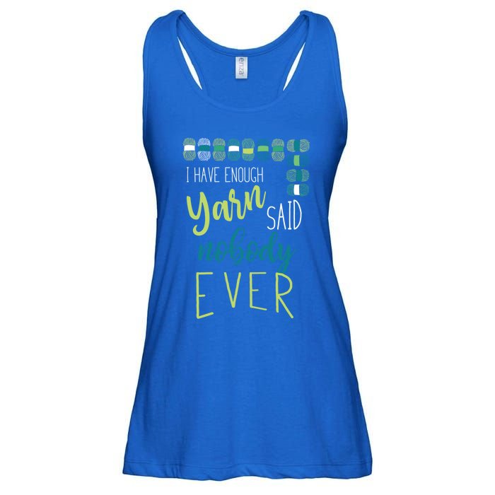 Funny Yarn Knitting Design Fun Crocheting Gift Ladies Essential Flowy Tank