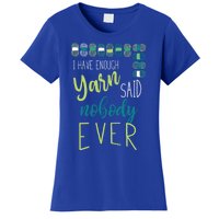 Funny Yarn Knitting Design Fun Crocheting Gift Women's T-Shirt