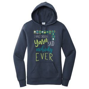 Funny Yarn Knitting Design Fun Crocheting Gift Women's Pullover Hoodie