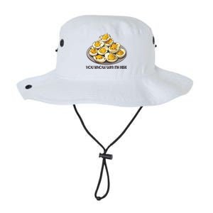 Funny You Know Why Im Here Deviled Eggs Thanksgiving Chirstmas Dinner Legacy Cool Fit Booney Bucket Hat