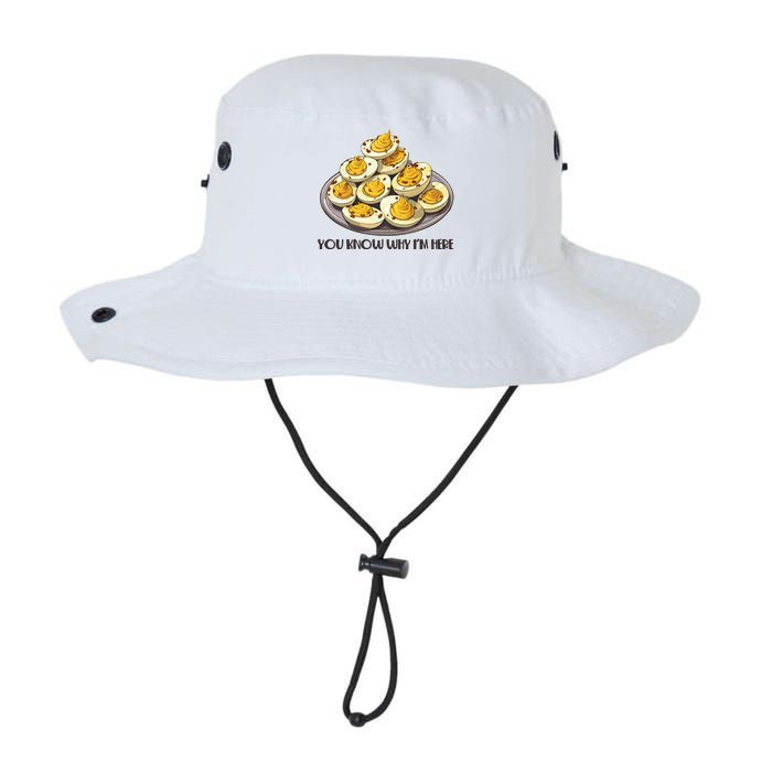 Funny You Know Why Im Here Deviled Eggs Thanksgiving Chirstmas Dinner Bucket Hat