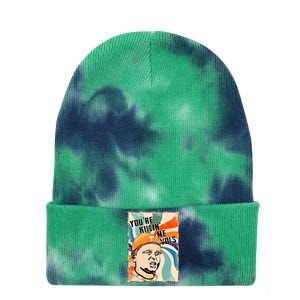 Funny Youre Killin Me Vols Meme Tie Dye 12in Knit Beanie