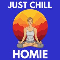 Funny Yoga Lover Namaste Just Chill Homie Spiritual Zen Gift Women's V-Neck T-Shirt