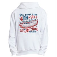 Funny You Look Like 4th Of July Hot Dog Wiener Urban Pullover Hoodie