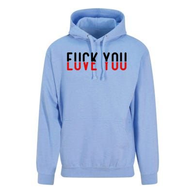 Fuck You Love You Unisex Surf Hoodie