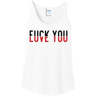 Fuck You Love You Ladies Essential Tank