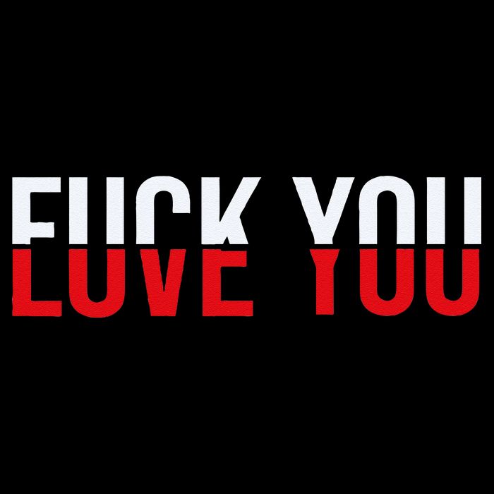 Fck You Love You Love And Hate Cooling Performance Crew T-Shirt