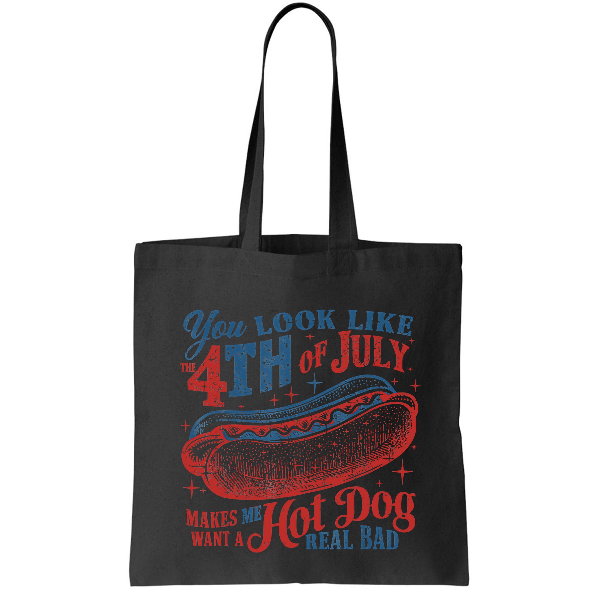 Funny You Look Like 4th Of July Hot Dog Wiener Bag