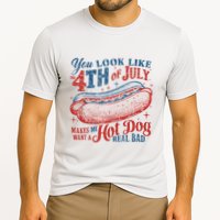 Funny You Look Like 4th Of July Hot Dog Wiener Cooling Performance Crew T-Shirt