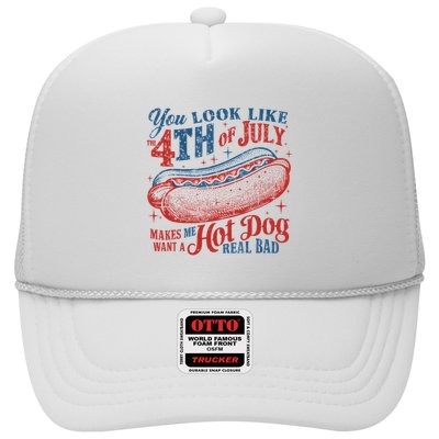 Funny You Look Like 4th Of July Hot Dog Wiener Trucker Hat