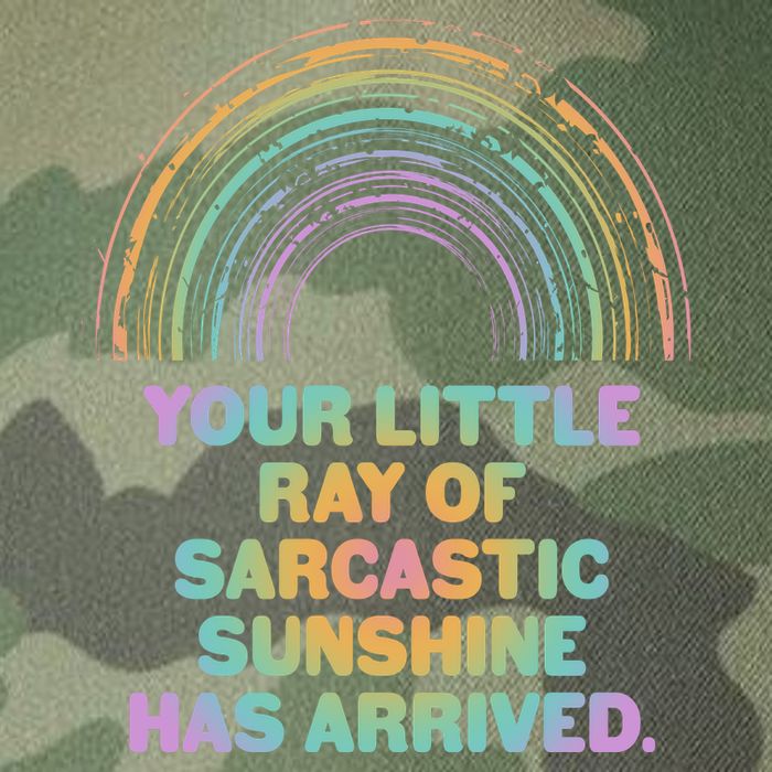 Funny Your Little Ray Of Sarcastic Sunshine Has Arrived Legacy Tie Dye Trucker Hat