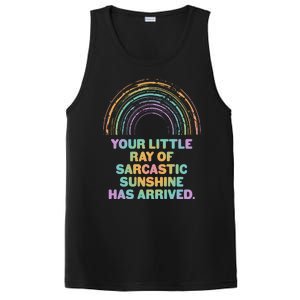 Funny Your Little Ray Of Sarcastic Sunshine Has Arrived PosiCharge Competitor Tank