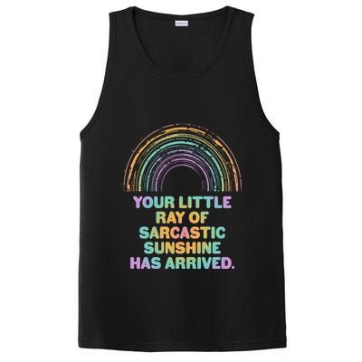 Funny Your Little Ray Of Sarcastic Sunshine Has Arrived PosiCharge Competitor Tank