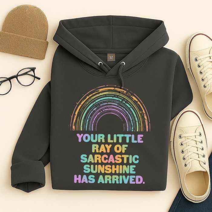 Funny Your Little Ray Of Sarcastic Sunshine Has Arrived Hoodie