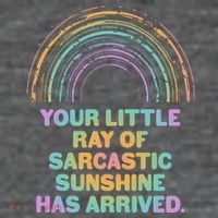 Funny Your Little Ray Of Sarcastic Sunshine Has Arrived Poster