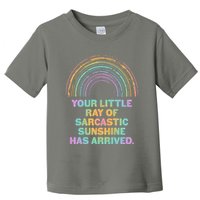 Funny Your Little Ray Of Sarcastic Sunshine Has Arrived Toddler T-Shirt