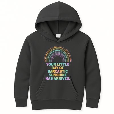 Funny Your Little Ray Of Sarcastic Sunshine Has Arrived Kids Hoodie