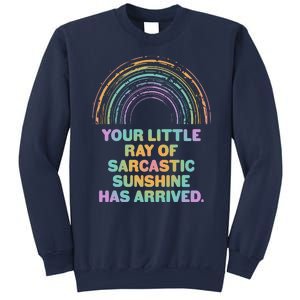 Funny Your Little Ray Of Sarcastic Sunshine Has Arrived Sweatshirt