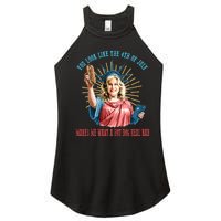 Funny You Look Like The 4th Of July Hot Dog Wiener Women's Perfect Tri Rocker Tank