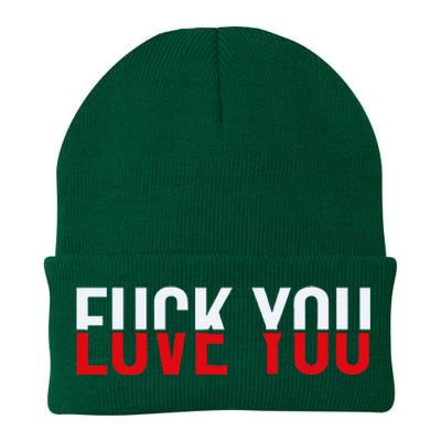 Fuck You Love You Love And Hate Knit Cap Winter Beanie