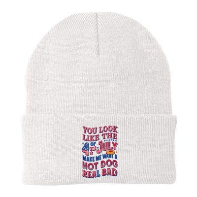 Funny You Look Like 4th Of July Hot Dog Wiener Beanie