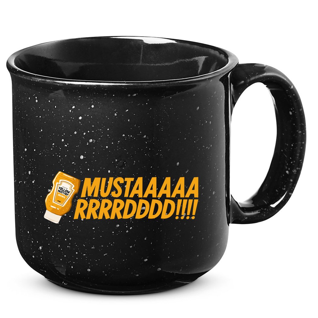 Funny Yellow Mustard 15oz Campfire Ceramic Mug