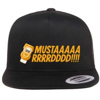 Funny Yellow Mustard Flatbill Hat