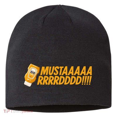 Funny Yellow Mustard Sustainable Beanie