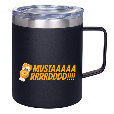 Funny Yellow Mustard 12oz Stainless Steel Coffee Mug