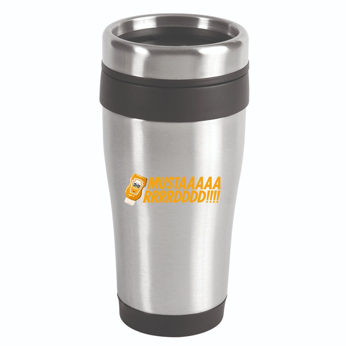 Funny Yellow Mustard 16oz Travel Tumbler