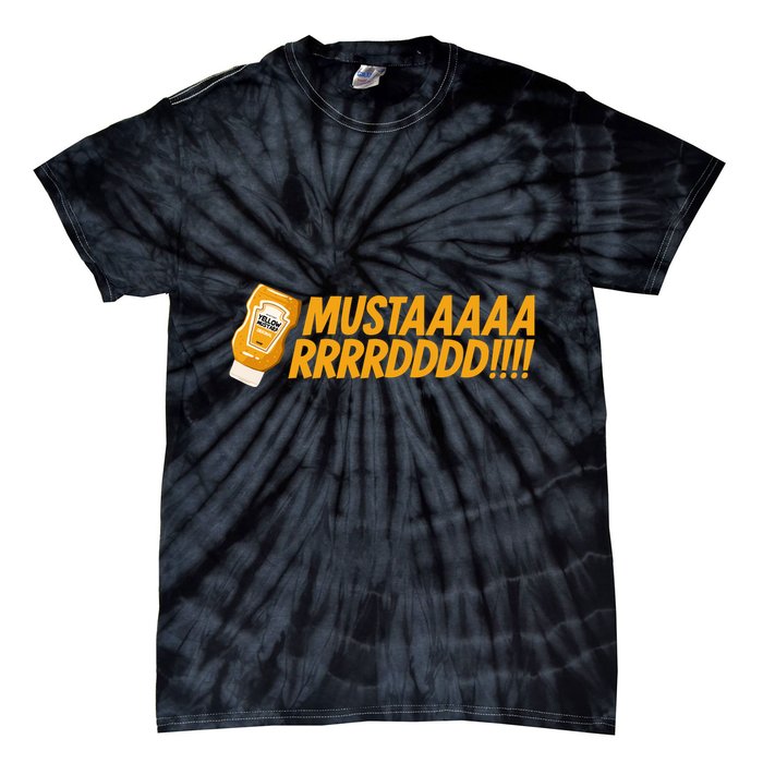 Funny Yellow Mustard Tie-Dye T-Shirt