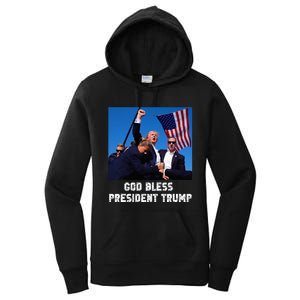 God bless President Trump, Donald Trump 2024  Women's Pullover Hoodie