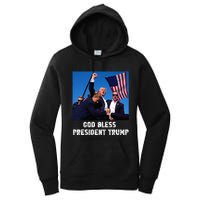 God bless President Trump, Donald Trump 2024  Women's Pullover Hoodie